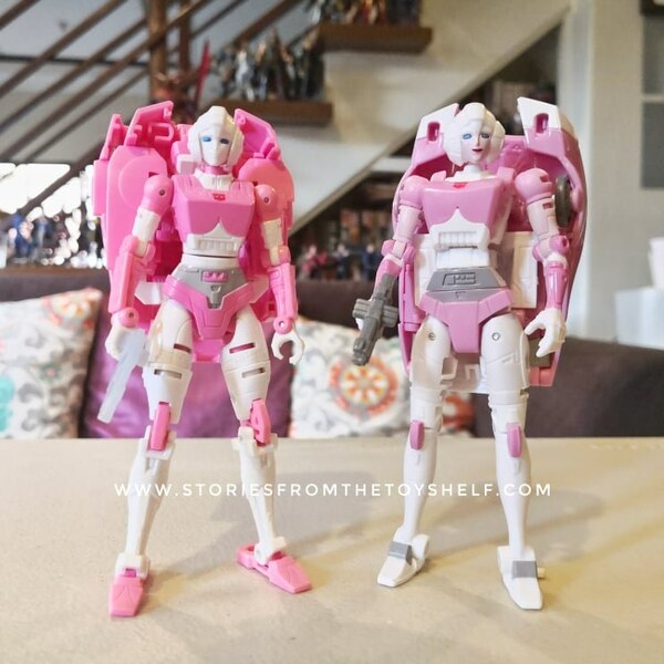 Transformers WFC And Studio Series 86 Arcee Figures Compared Image  (1 of 5)